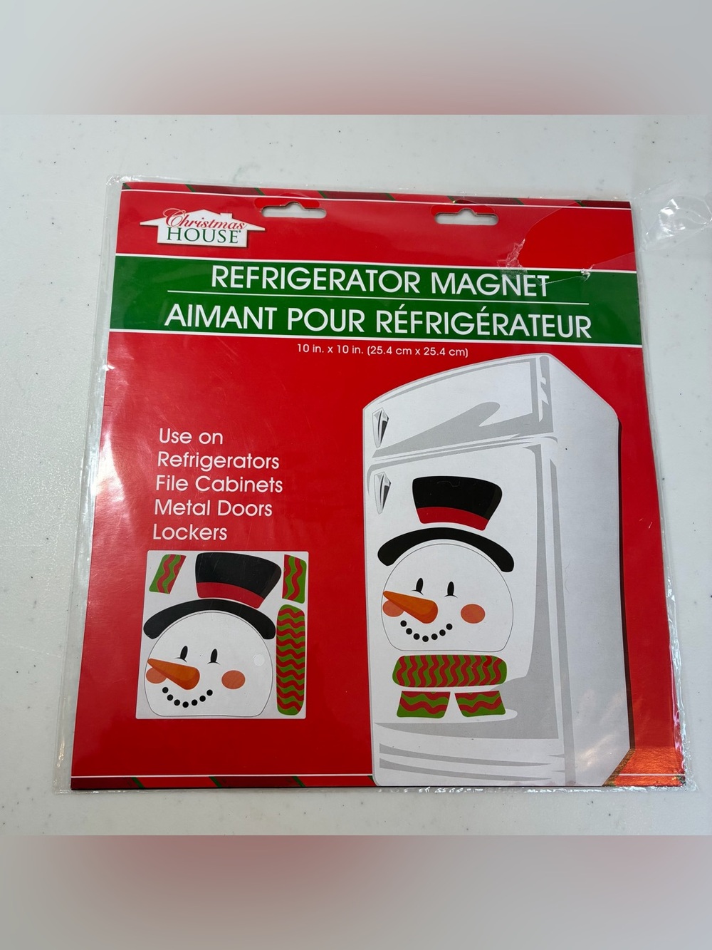 NEW Snowman Refrigerator Magnet Set Winter Kids Activity  Christmas House
